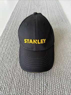 Stanley Black Cap with Yellow Embroidered Logo